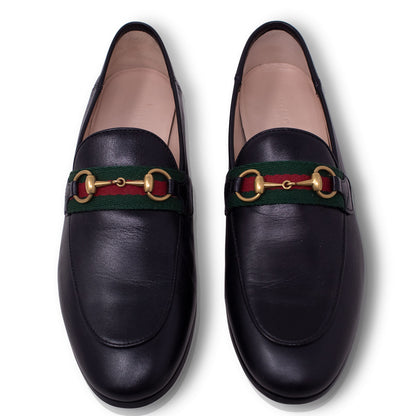 Gucci Mocassino Horsebit Web  Nera n°37 1/2