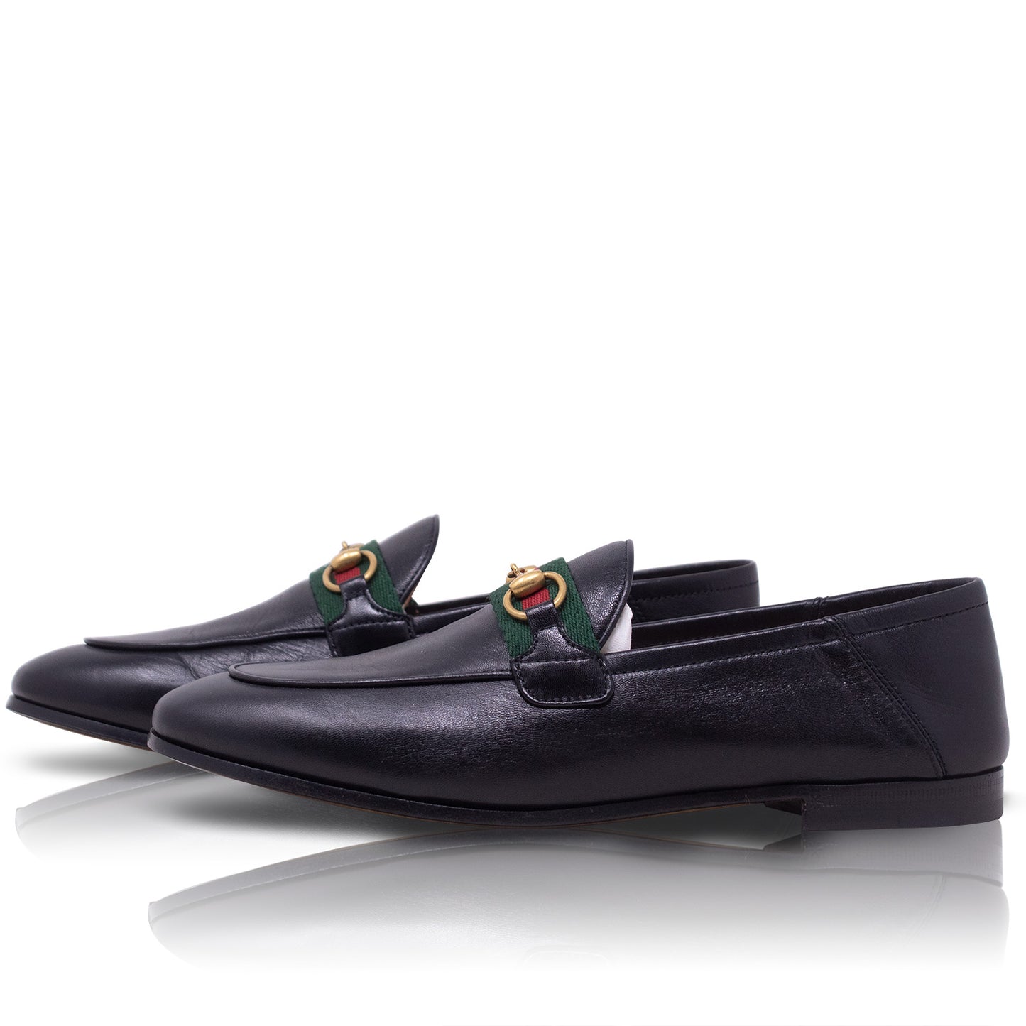 Gucci Mocassino Horsebit Web  Nera n°37 1/2
