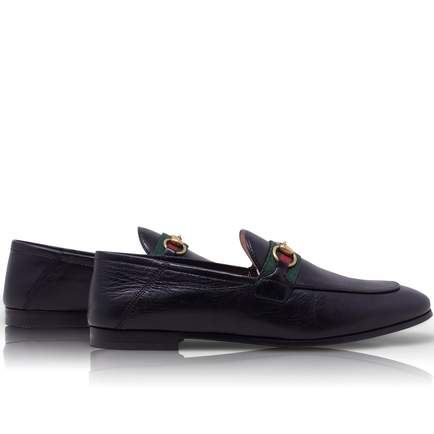 Gucci Mocassino Horsebit Web  Nera n°37 1/2