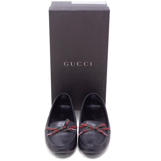 Gucci Women's Web Loafer Black size 36 