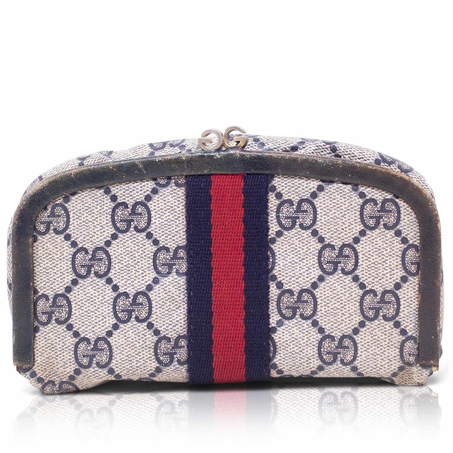 Gucci Porta Cosmetici GG Blu vintage