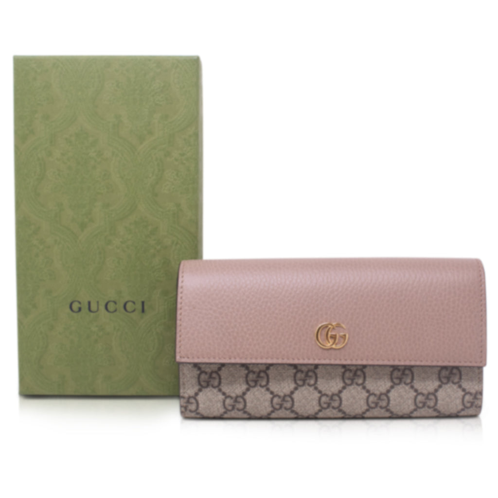 Gucci Portafoglio Continental Bicolor GG