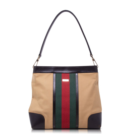 Gucci a Spalla Web Sherry Canvas