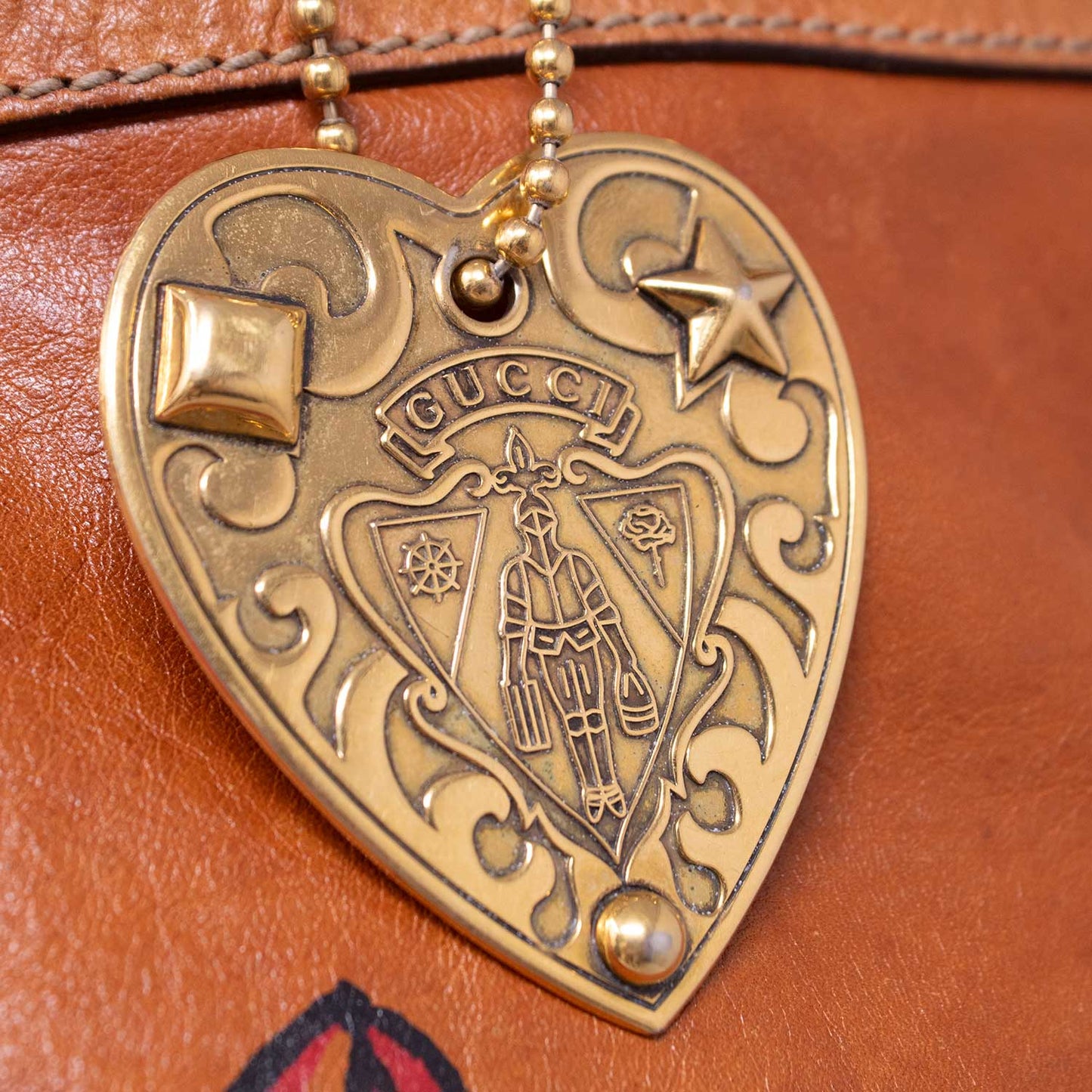 Gucci Tote Babouska pelle marrone Cuore