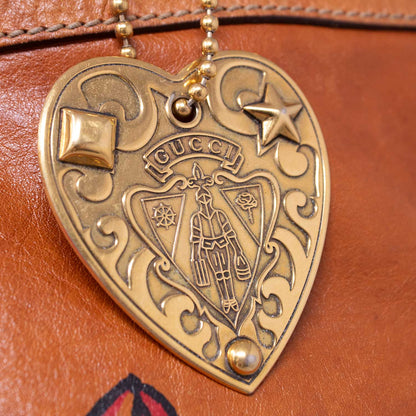 Gucci Tote Babouska pelle marrone Cuore