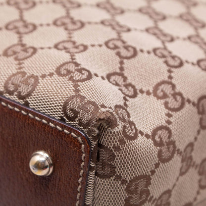 Gucci Tote Bamboo GG Marrone