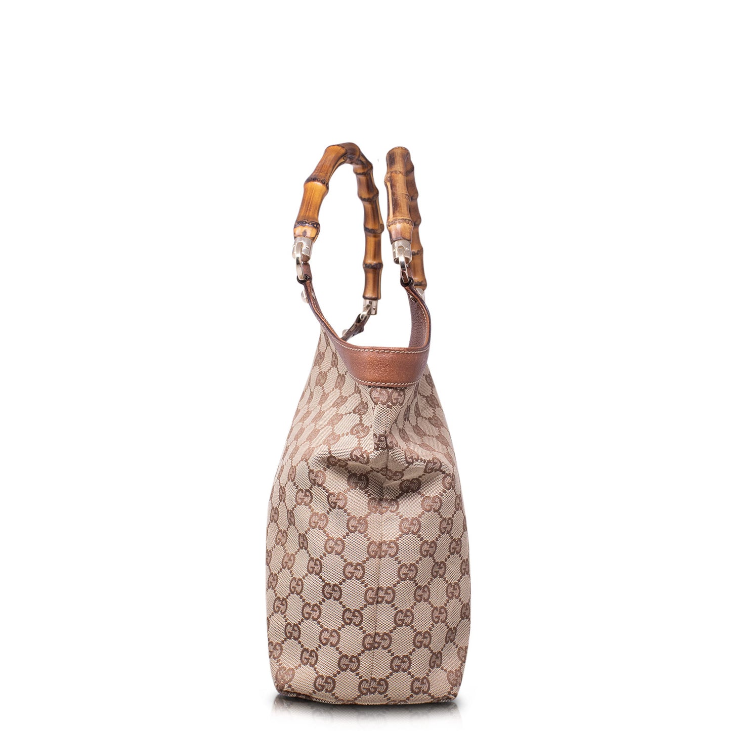Gucci Tote Bamboo GG Marrone