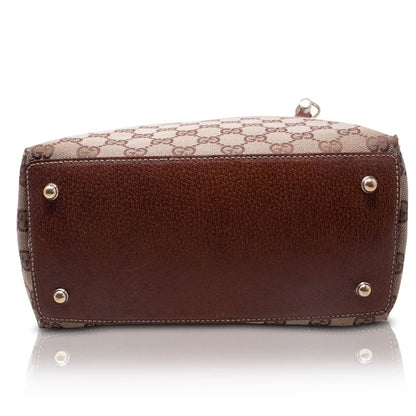 Gucci Tote Bamboo GG Marrone