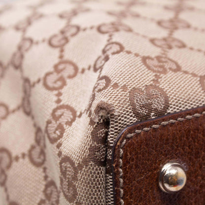 Gucci Tote Bamboo GG Marrone