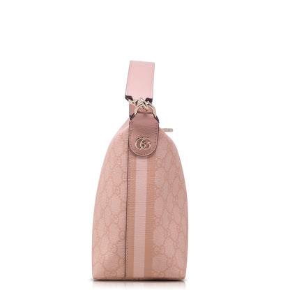 Gucci GG Supreme Textured Mini Ophidia Rosa