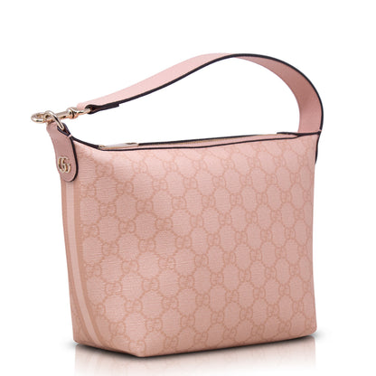 Gucci GG Supreme Textured Mini Ophidia Rosa