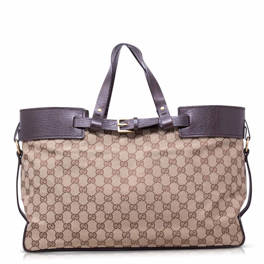 Gucci Large Tote GG Marrone