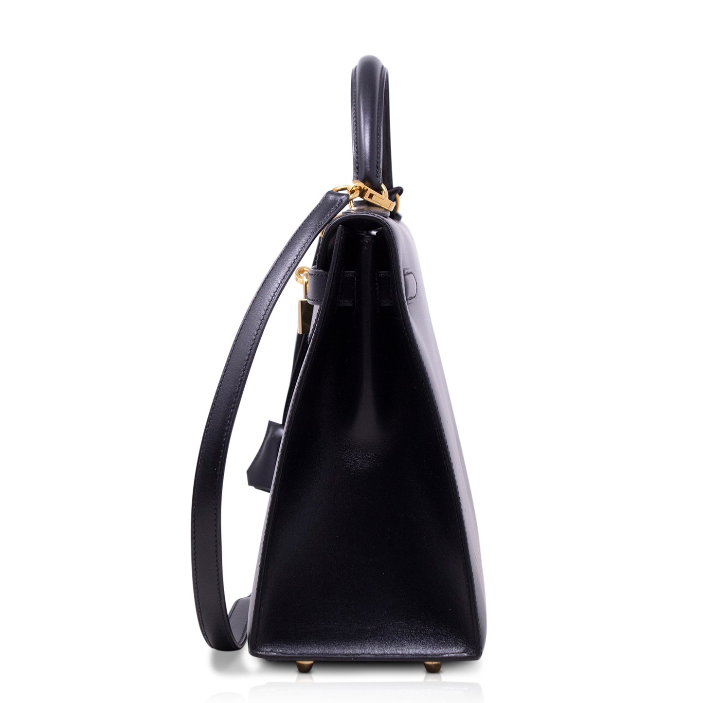 Hermès Kelly 32 Box Calf Nera