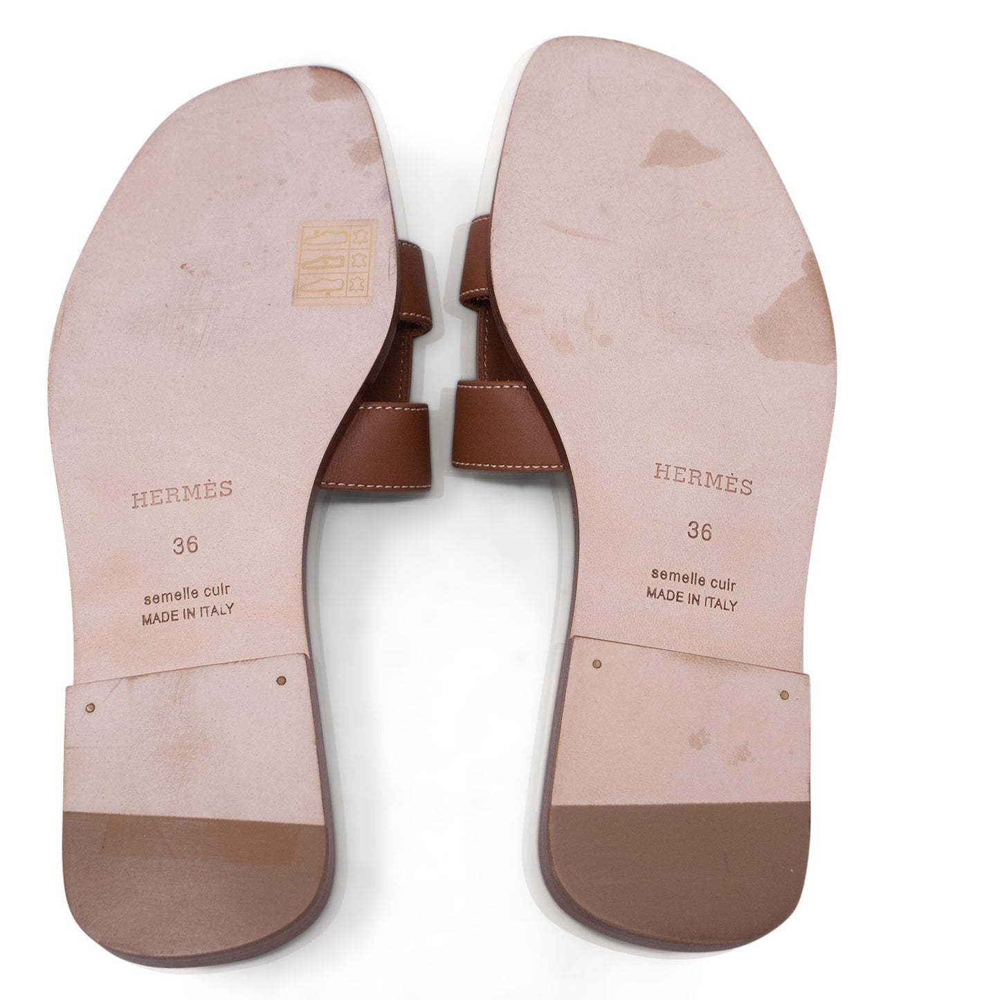 Hermès Sandali Oran Vitello da Donna n° 36