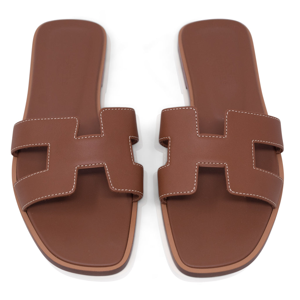 Hermès Sandali Oran Vitello da Donna n° 36