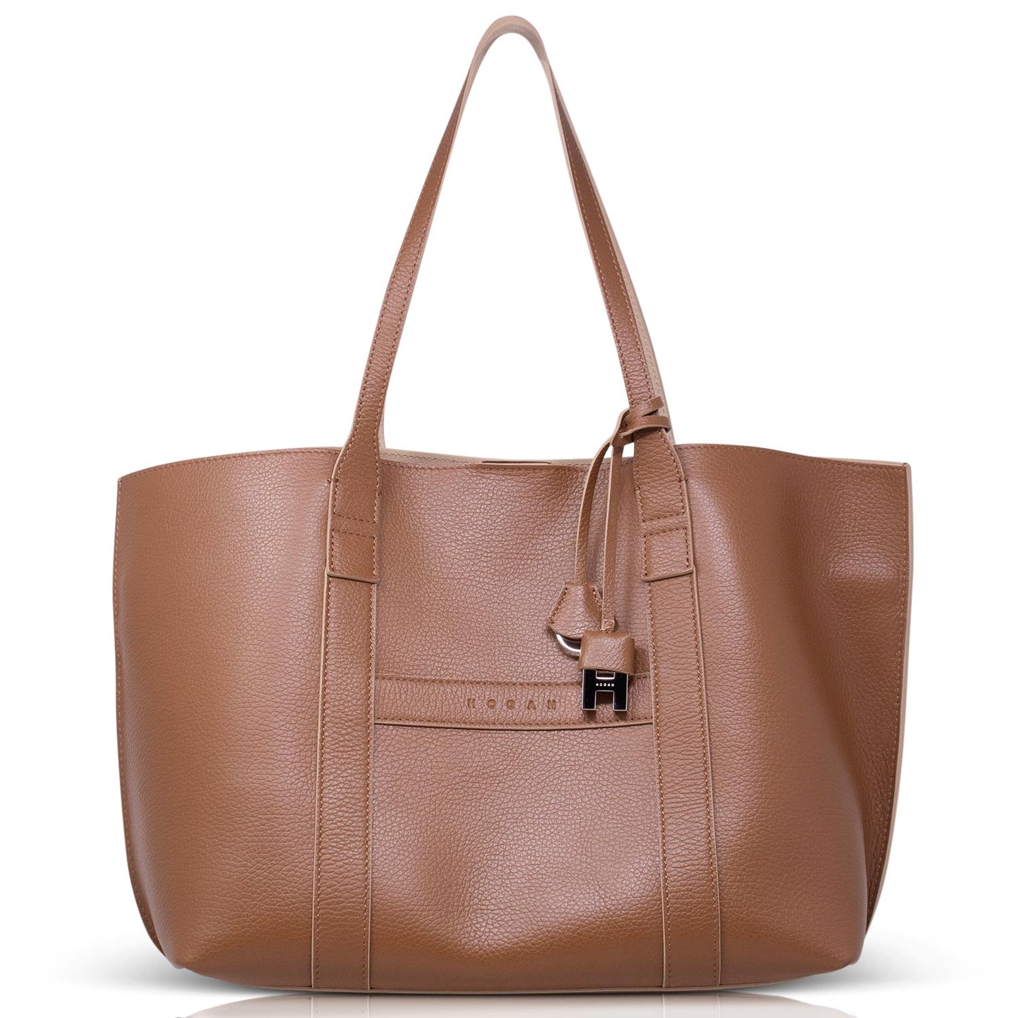 Hogan Shopping Script Medium Brown 