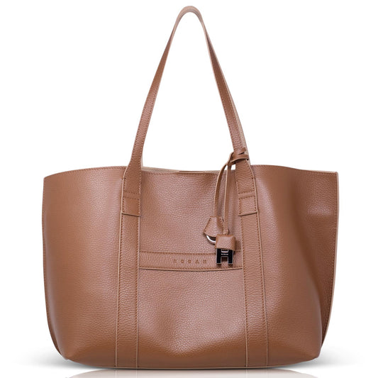 Hogan Shopping Script Medium Brown 