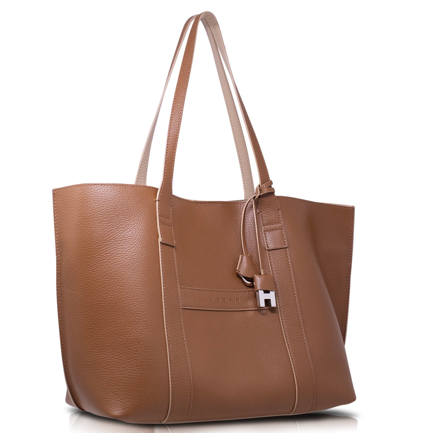 Hogan Shopping Script Medium Brown 