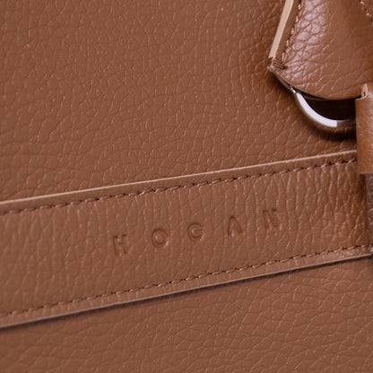 Hogan Shopping Script Medium Brown 