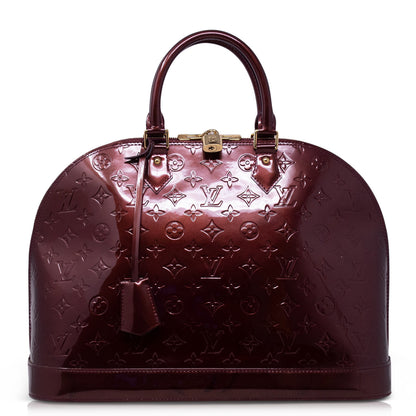 Louis Vuitton Alma GM Vernice viola