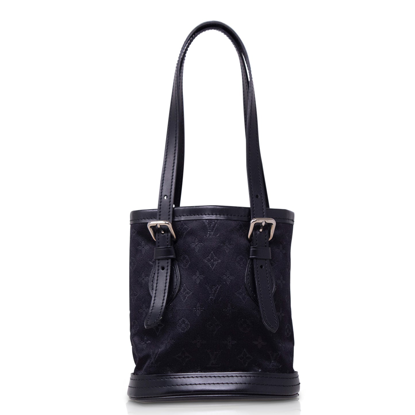 Louis Vuitton Bucket Mini Satin Nero