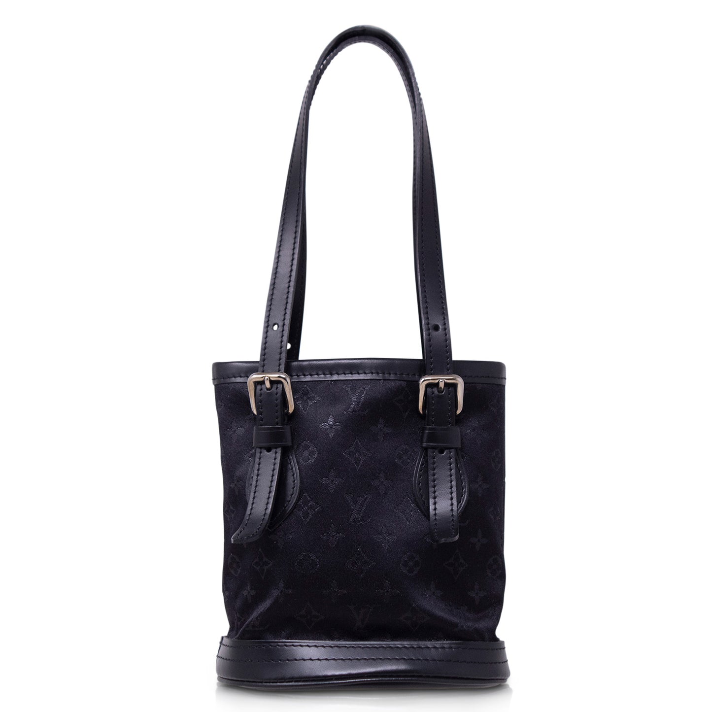 Louis Vuitton Bucket Mini Satin Nero