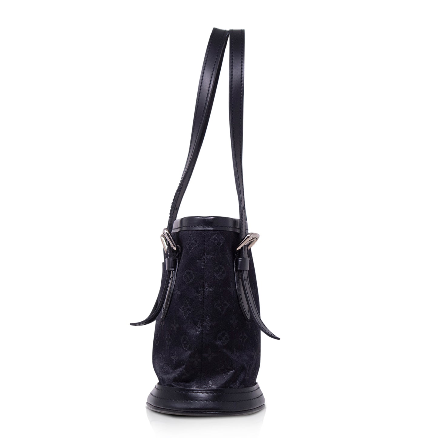 Louis Vuitton Bucket Mini Satin Nero