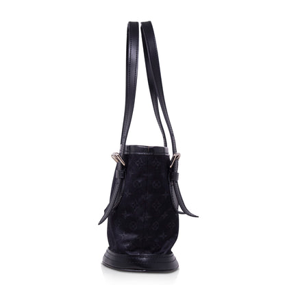 Louis Vuitton Bucket Mini Satin Nero