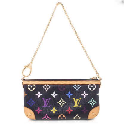 Louis Vuitton Pochette Milla Multicolor Black Takashi Murakami   