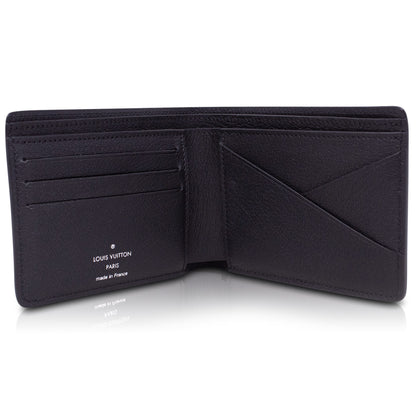 Louis Vuitton Portafoglio Multiple in Struzzo Nero