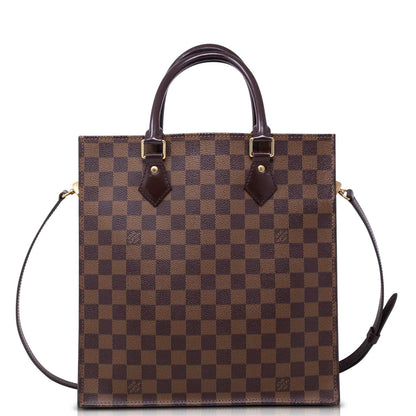 Louis Vuitton Sac Plat PM Damier Ebene with Shoulder Strap 