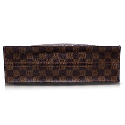Louis Vuitton Sac Plat PM Damier Ebene with Shoulder Strap 