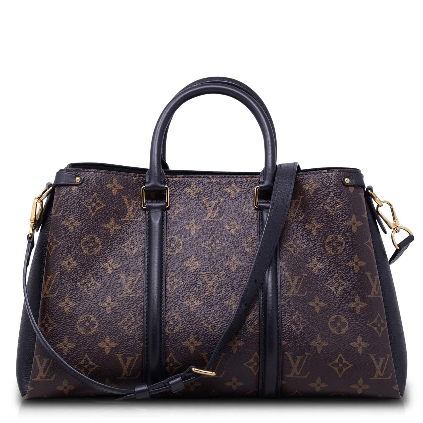 Louis Vuitton Soufflot MM nera e Monogram