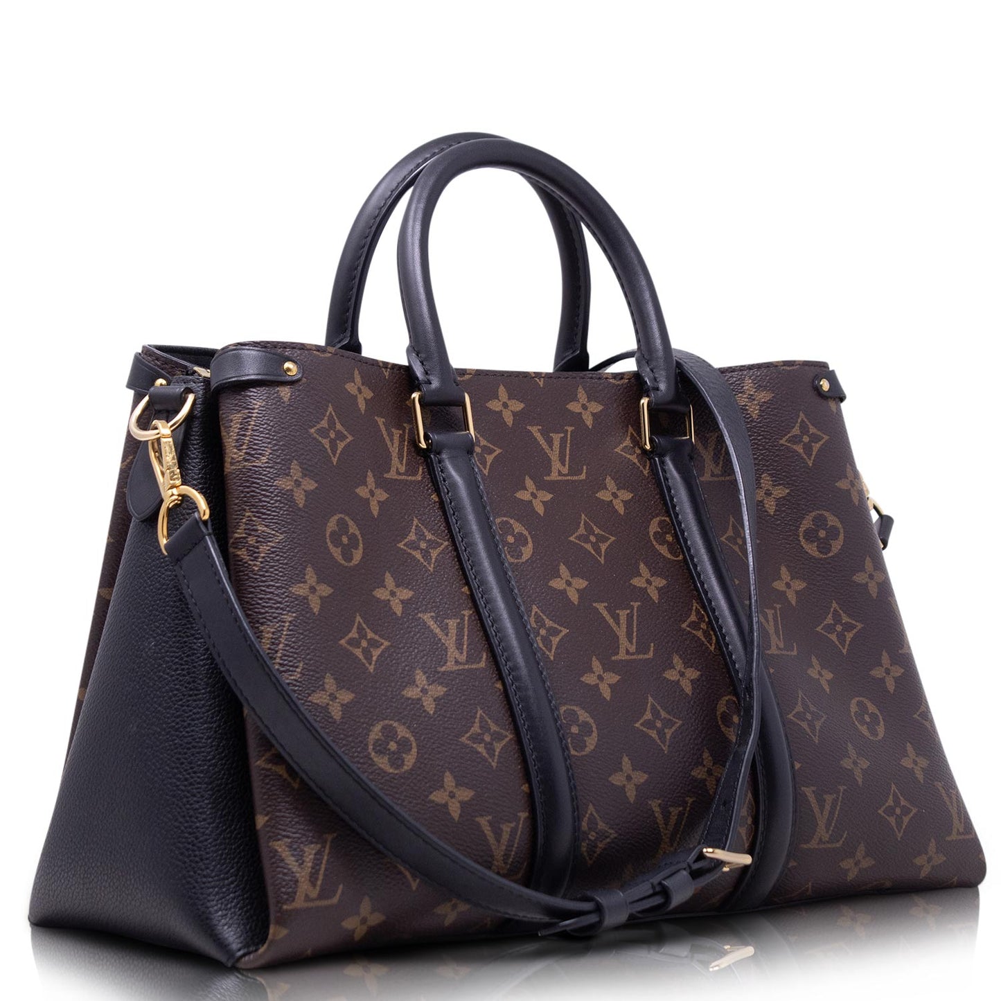 Louis Vuitton Soufflot MM nera e Monogram