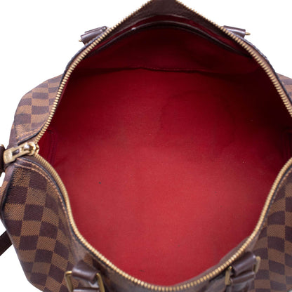 Louis Vuitton Speedy 35 Bandoliere Damier Ebene