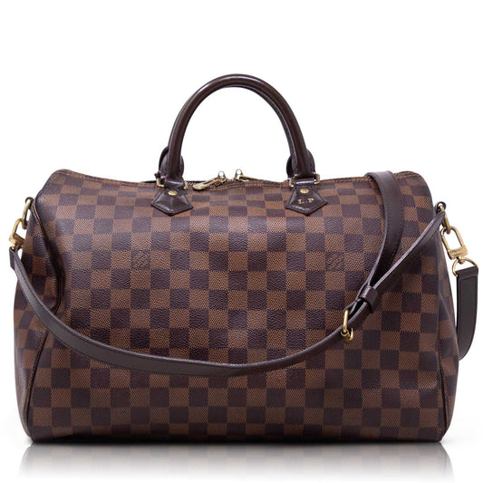 Louis Vuitton Speedy 35 Bandoliere Damier Ebene