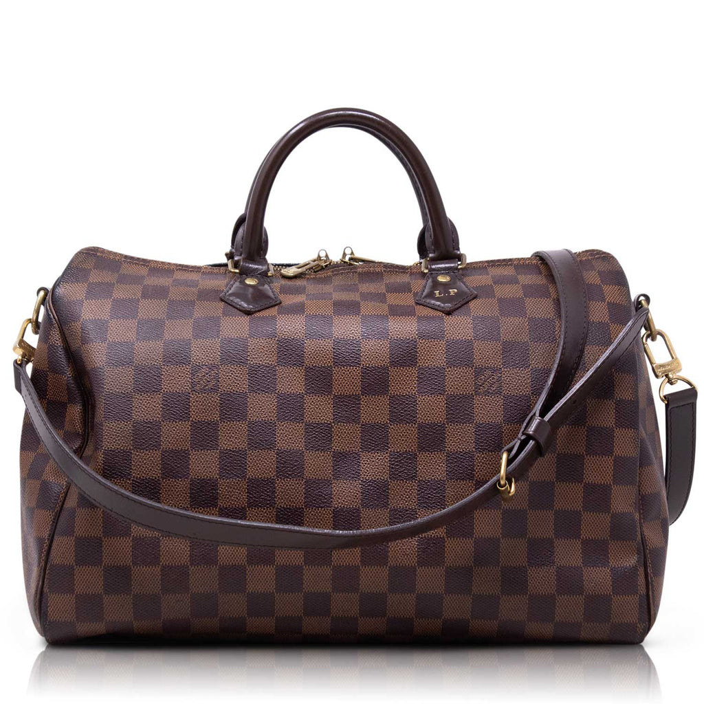 Louis Vuitton Speedy 35 Bandoliere Damier Ebene