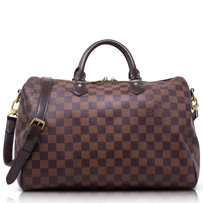 Louis Vuitton Speedy 35 Bandoliere Damier Ebene