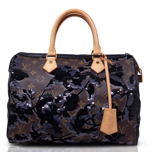 Louis Vuitton Speedy 30 Fleur de Jais Limited Edition