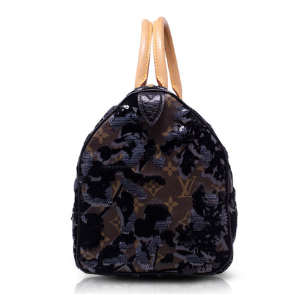 Louis Vuitton Speedy 30 Fleur de Jais Limited Edition