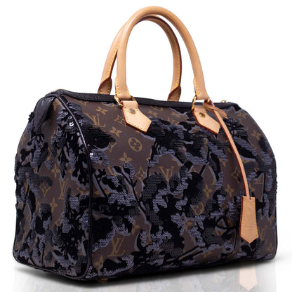 Louis Vuitton Speedy 30 Fleur de Jais Limited Edition