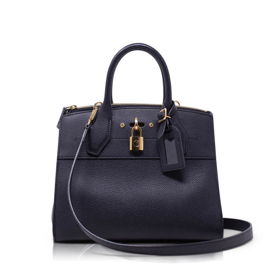 Louis Vuitton City Steamer PM Pelle nera con Tracolla
