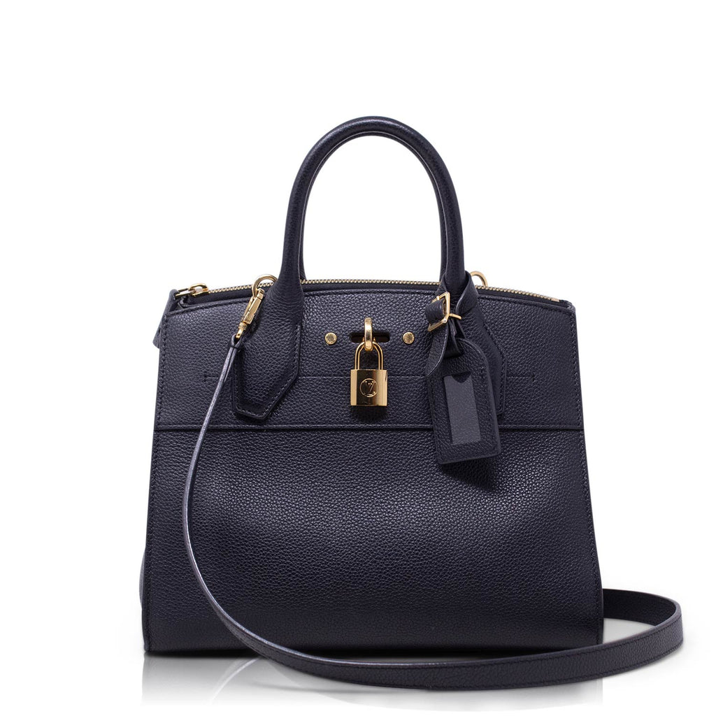 Louis Vuitton City Steamer PM Pelle nera con Tracolla