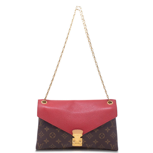 Louis Vuitton Tracolla Pallas Monogram e Rossa