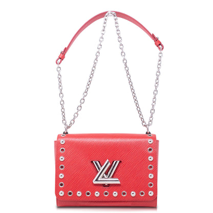 Louis Vuitton Twist MM Epi Rossa Studded