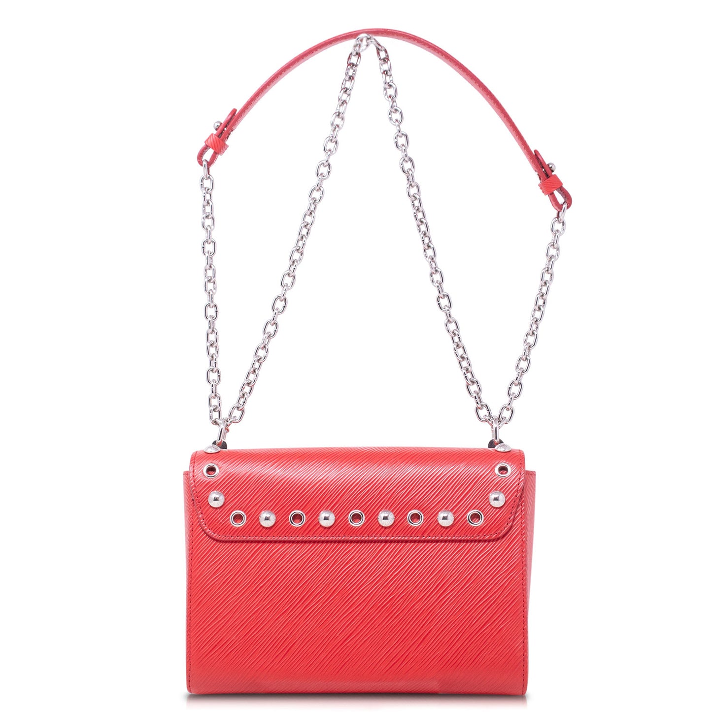 Louis Vuitton Twist MM Epi Rossa Studded