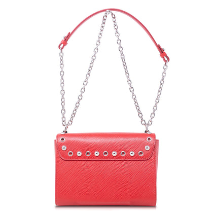 Louis Vuitton Twist MM Epi Rossa Studded