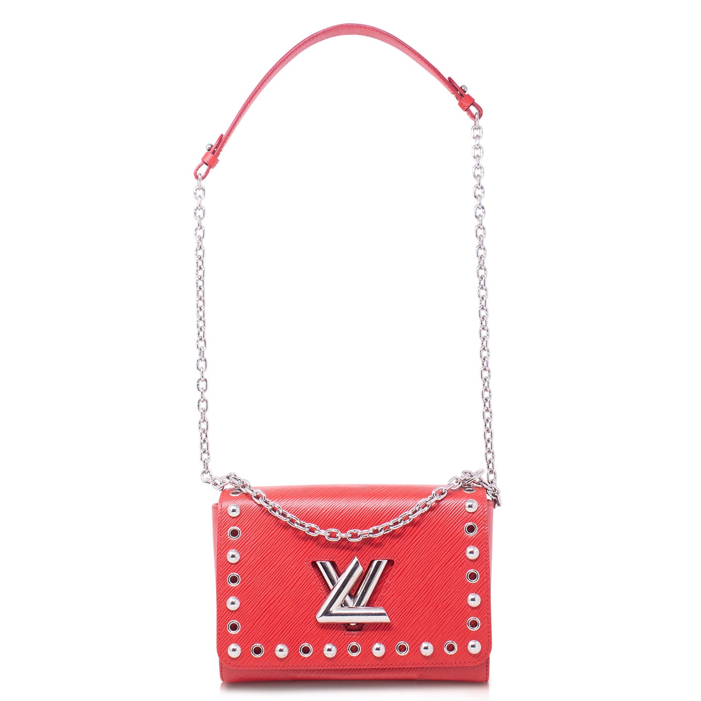 Louis Vuitton Twist MM Epi Rossa Studded