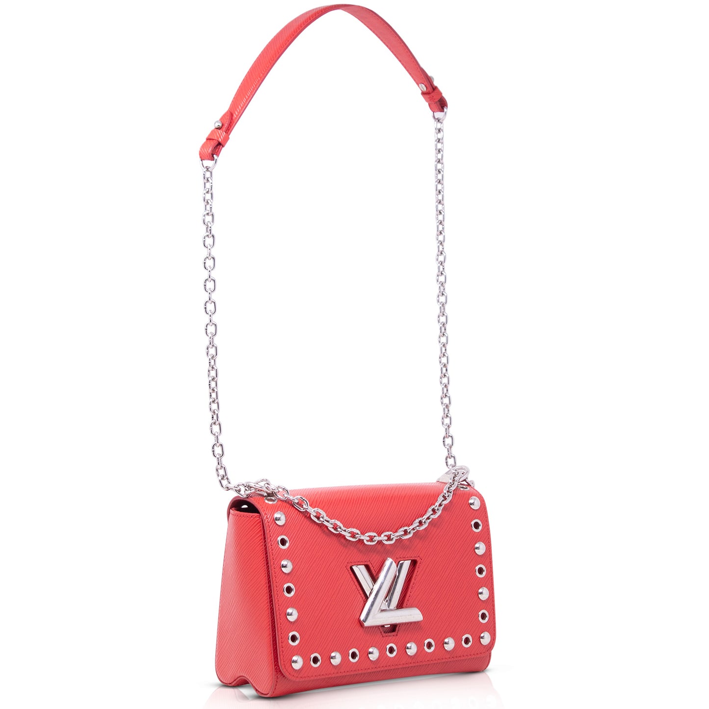 Louis Vuitton Twist MM Epi Rossa Studded