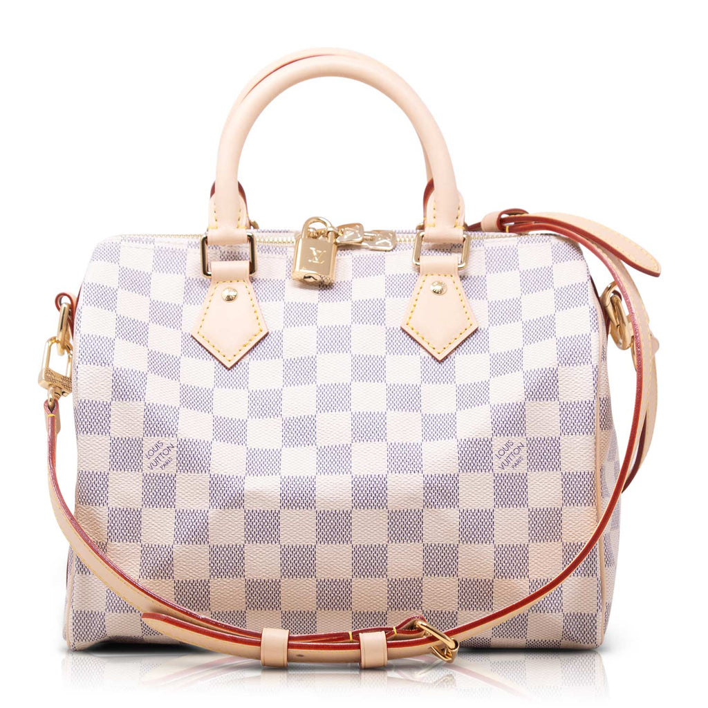 Louis Vuitton Speedy 25 Bandoliere Damier Azur